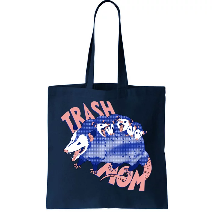 Trash Mom Trash Panda Racoon Meme Tote Bag