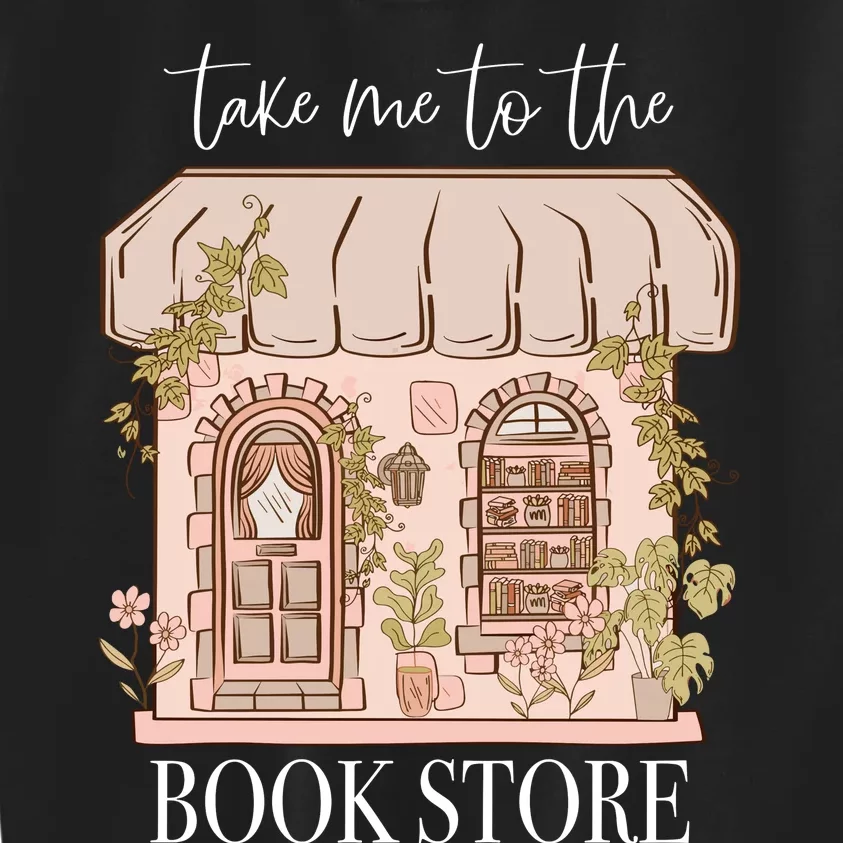 Take Me To The Book Store Kids Sweatshirt