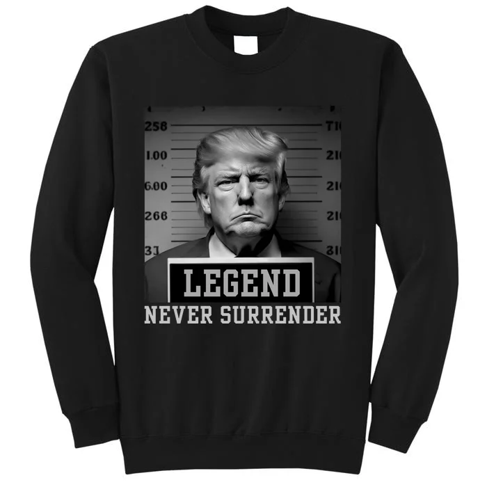 Trump never surrender 2024 Mugshot Sweatshirt