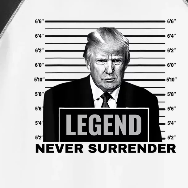 Trump never surrender 2024 Mugshot Toddler Fine Jersey T-Shirt