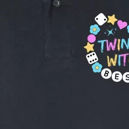 Twin Matching Twins Day Friend Twinning With My Bestie Twin Softstyle Adult Sport Polo