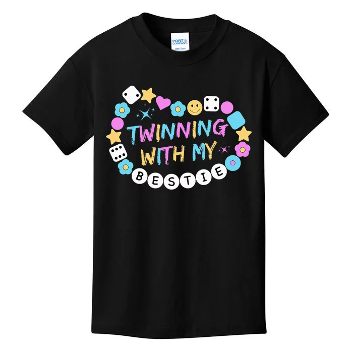 Twin Matching Twins Day Friend Twinning With My Bestie Twin Kids T-Shirt