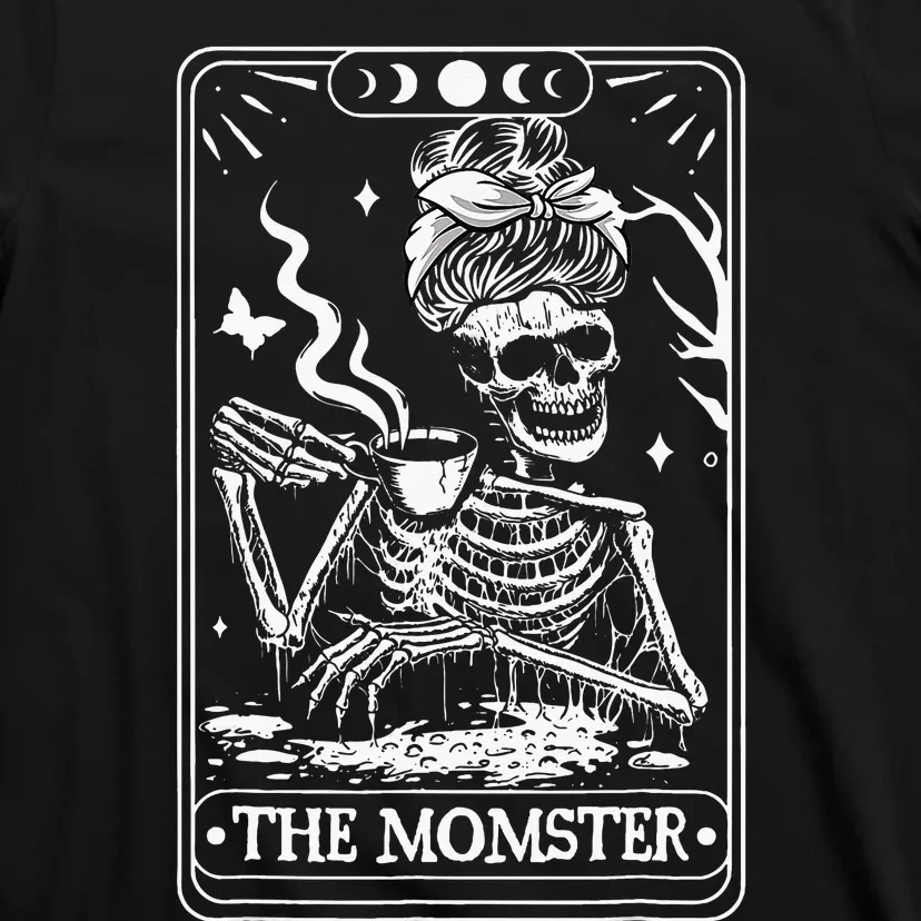 The Momster Tarot Card Skeleton Halloween T-Shirt