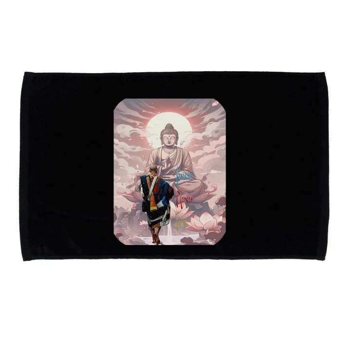 Thich Minh Tue On Back Monks Vietnamese Minh Tue Microfiber Hand Towel