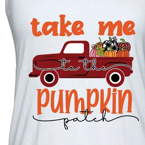 Take Me To The Pumpkin Patch Ladies Essential Flowy Tank