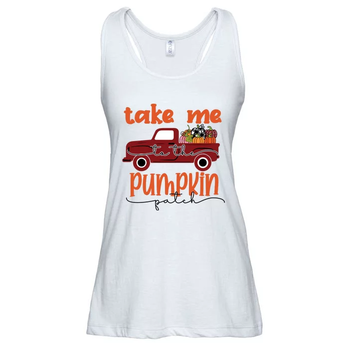 Take Me To The Pumpkin Patch Ladies Essential Flowy Tank