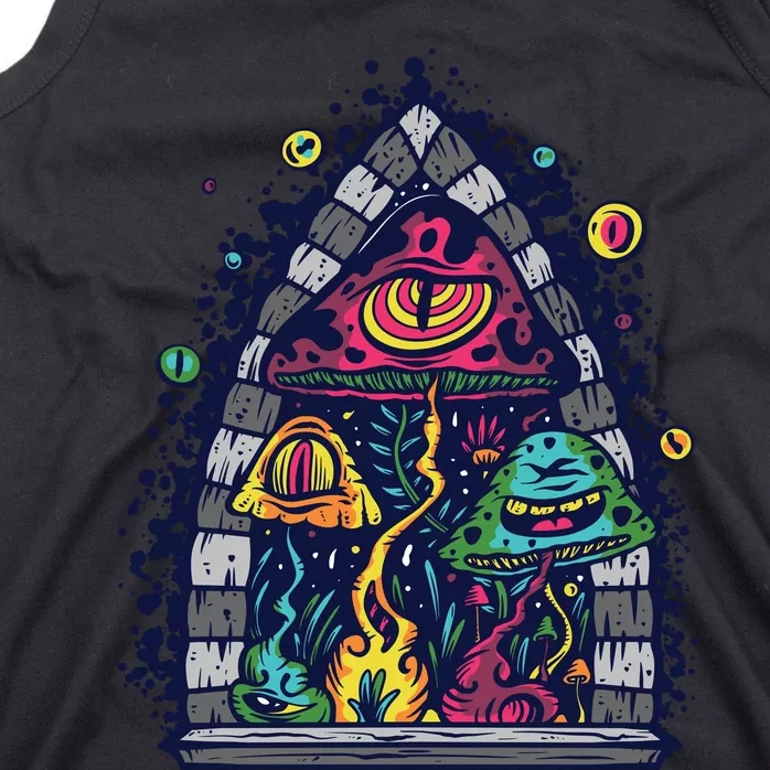 Trippy Mushrooms Tank Top