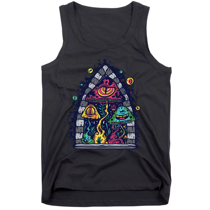 Trippy Mushrooms Tank Top