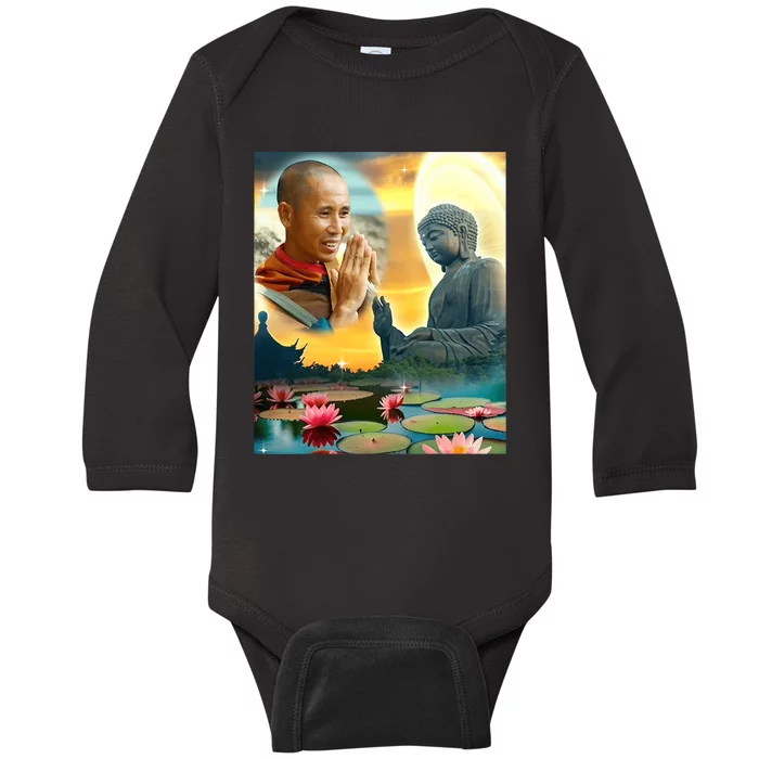 Thich Minh Tue Trending In Vietnam Baby Long Sleeve Bodysuit