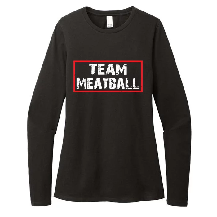 Team Meatball Womens CVC Long Sleeve Shirt