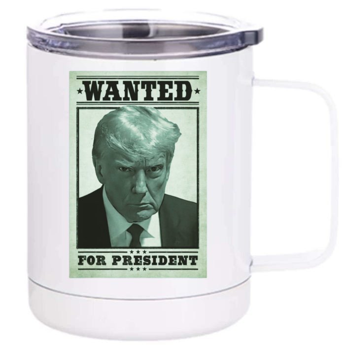 Trump Mugshot Front & Back 12oz Stainless Steel Tumbler Cup