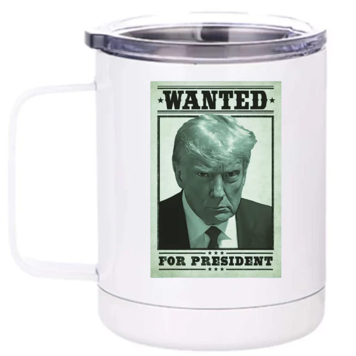 Trump Mugshot Front & Back 12oz Stainless Steel Tumbler Cup