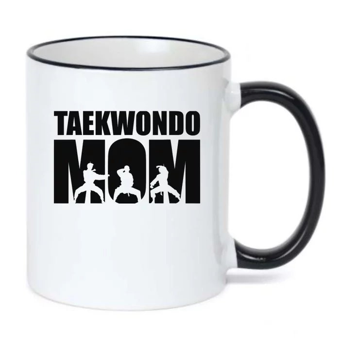 Taekwondo Mom Black Color Changing Mug