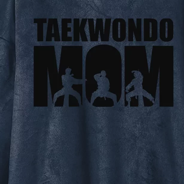 Taekwondo Mom Hooded Wearable Blanket