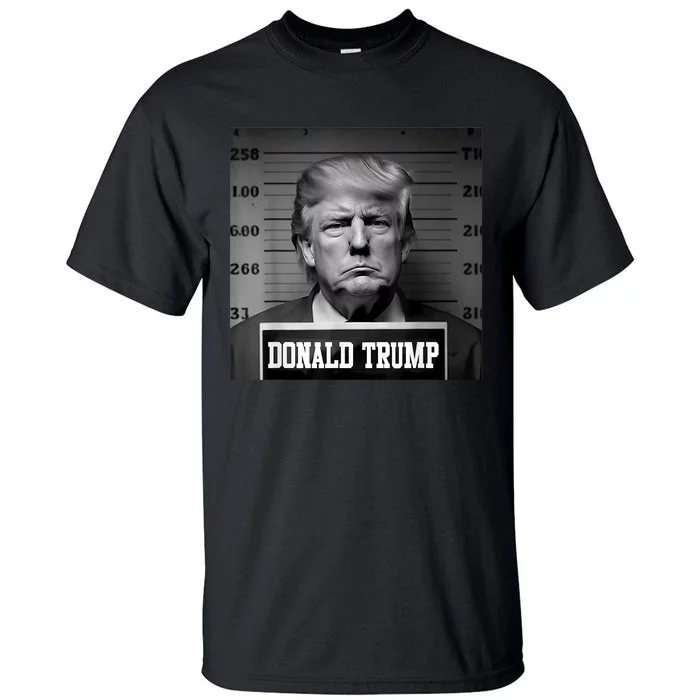 Trump Mugshot Trump Mug Shot Trending Tall T-Shirt