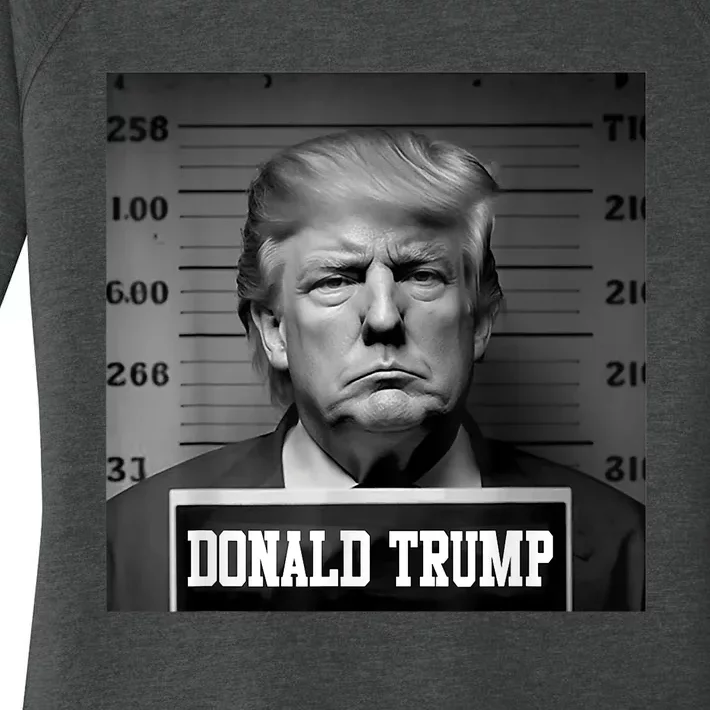 Trump Mugshot Trump Mug Shot Trending Women's Perfect Tri Tunic Long Sleeve Shirt