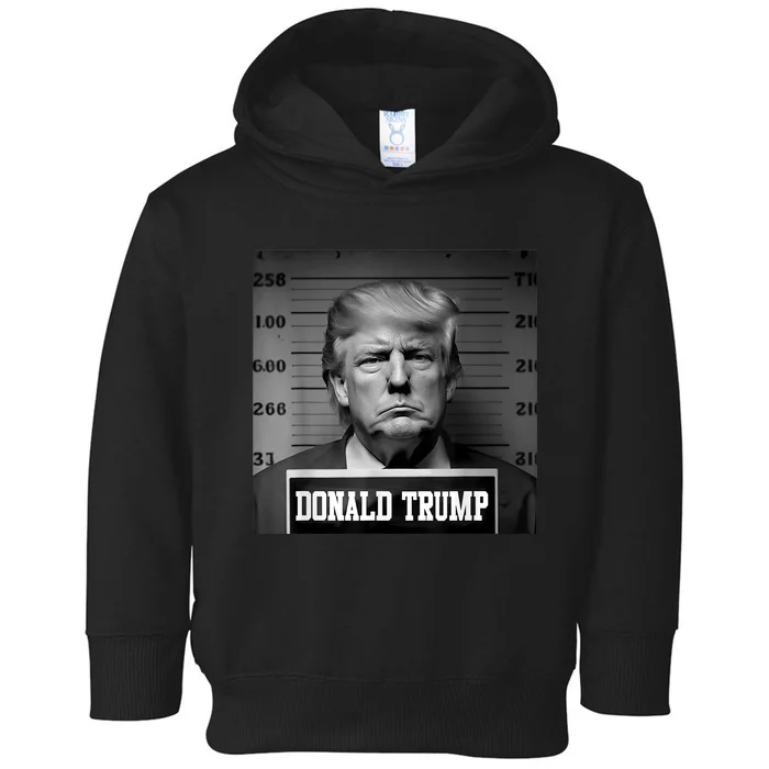 Trump Mugshot Trump Mug Shot Trending Toddler Hoodie