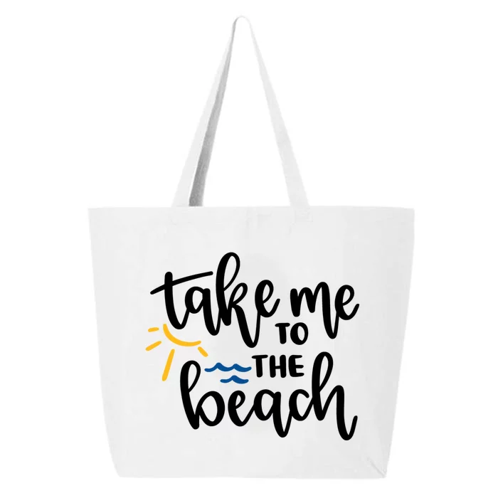 Take Me To The Beach Cute Vacation 25L Jumbo Tote