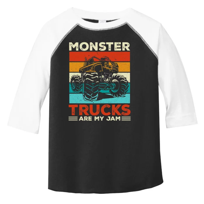 Toddler Monster Truck Are My Jam Costume Wo Boys Girls Premium Toddler Fine Jersey T-Shirt