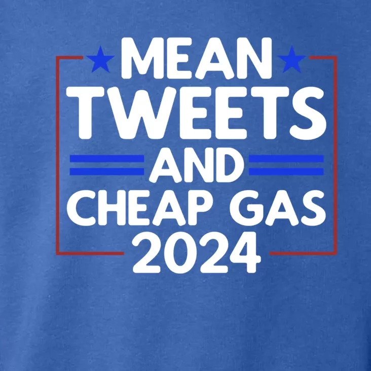 Trump Mean Tweets Cheap Gas Trump 2024 Election Meaningful Gift Toddler Hoodie