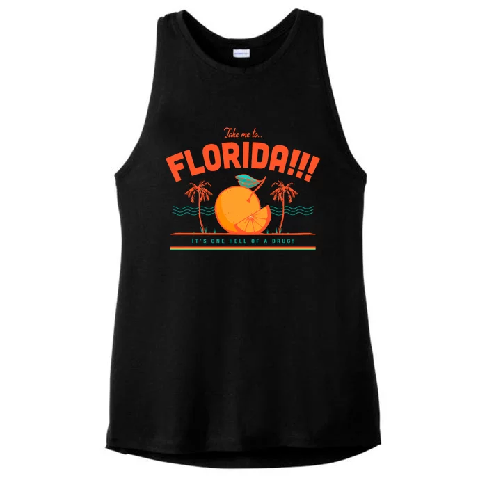 Take Me To Florida Ttpd Album Ladies Tri-Blend Wicking Tank