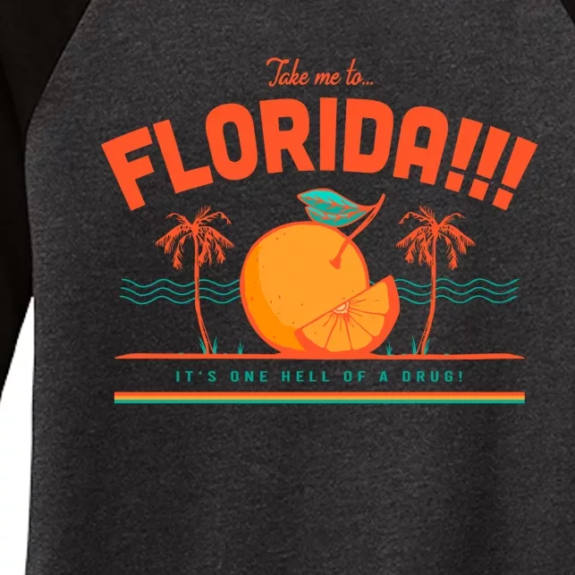 Take Me To Florida Ttpd Album Women's Tri-Blend 3/4-Sleeve Raglan Shirt