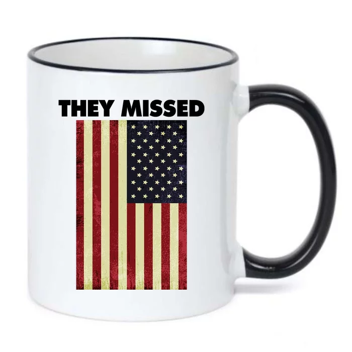 They Missed Trump Rally Shooting Gun Shot Black Color Changing Mug