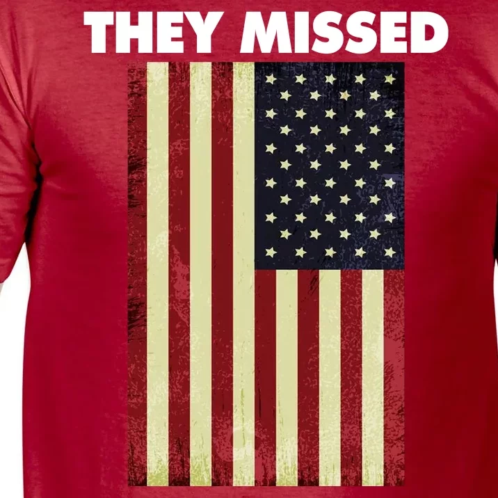 They Missed Trump Rally Shooting Gun Shot Comfort Colors T-Shirt