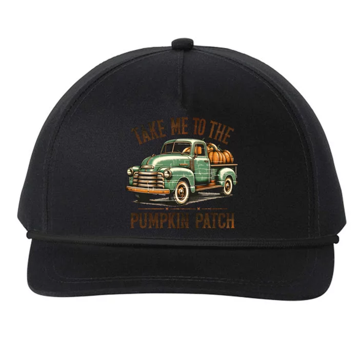 Take Me To The Pumpkin Patch Snapback Five-Panel Rope Hat