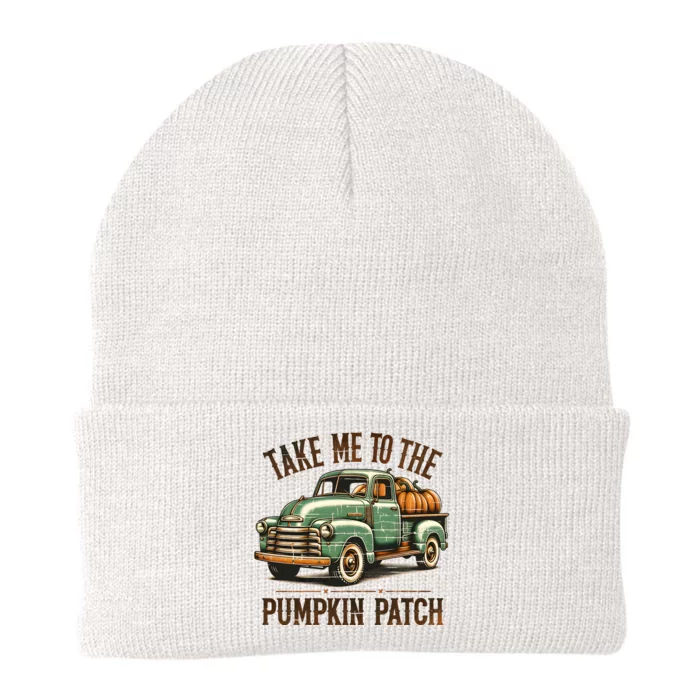 Take Me To The Pumpkin Patch Knit Cap Winter Beanie