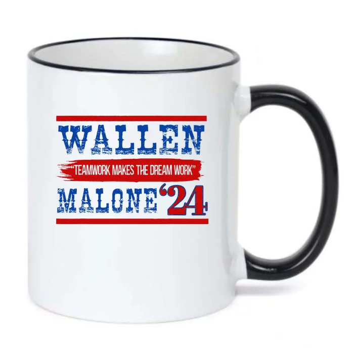 Teamwork Makes The Dream Work Malone 24 Black Color Changing Mug