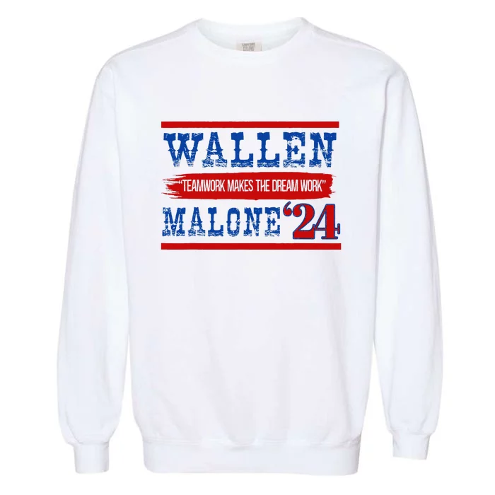 Teamwork Makes The Dream Work Malone 24 Garment-Dyed Sweatshirt