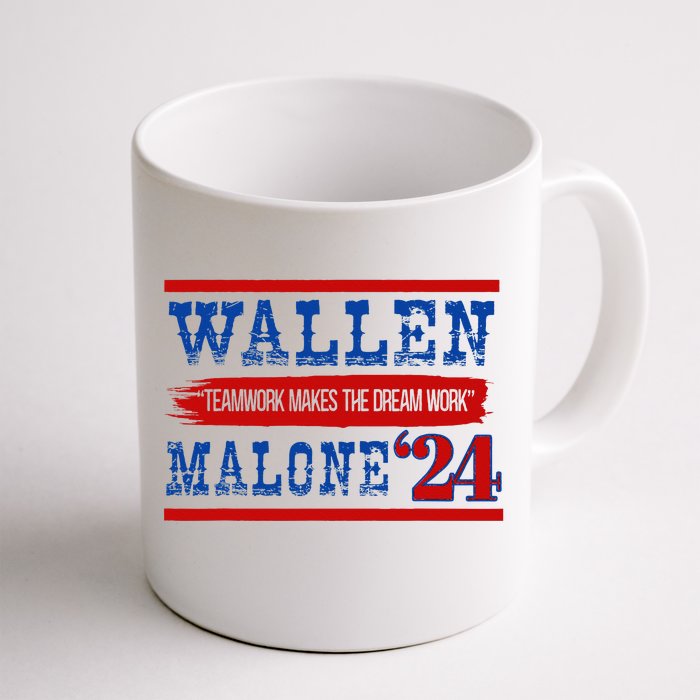 Teamwork Makes The Dream Work Malone 24 Front & Back Coffee Mug