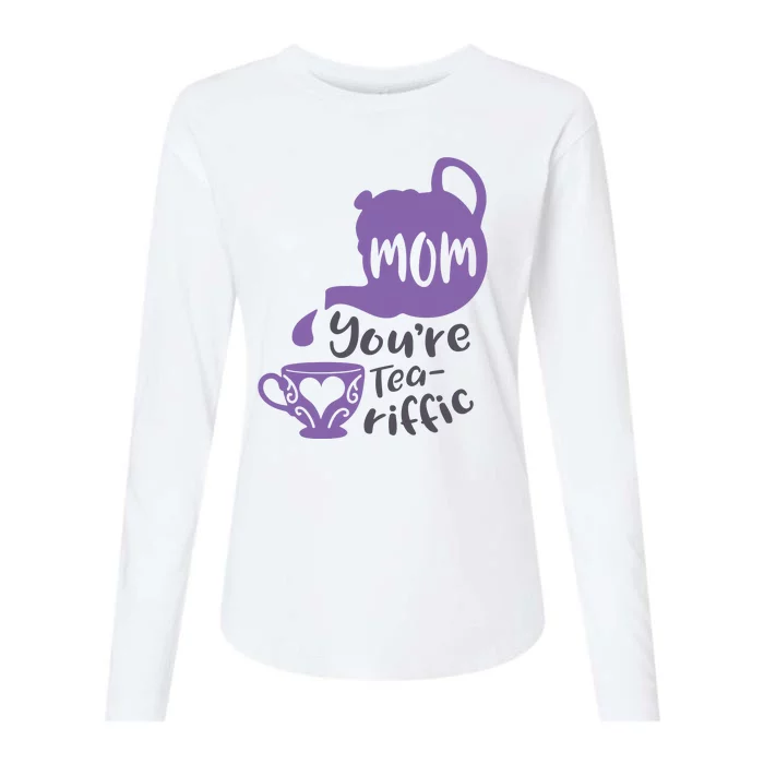 Teariffic Mom Womens Cotton Relaxed Long Sleeve T-Shirt