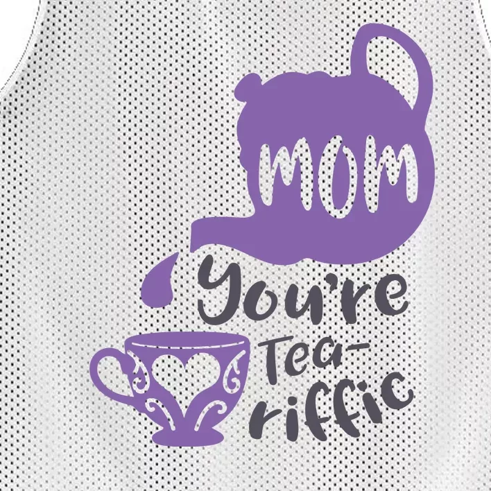 Teariffic Mom Mesh Reversible Basketball Jersey Tank