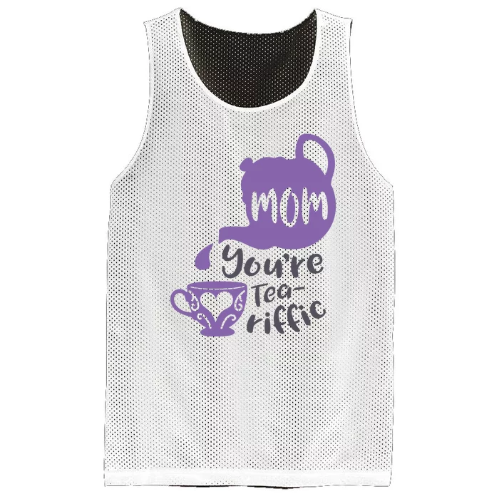 Teariffic Mom Mesh Reversible Basketball Jersey Tank