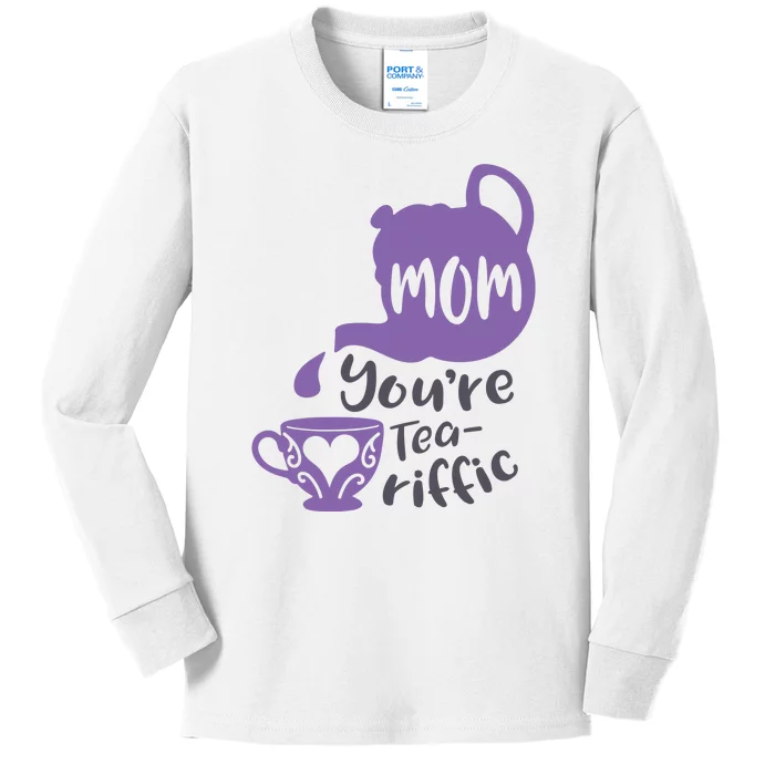 Teariffic Mom Kids Long Sleeve Shirt