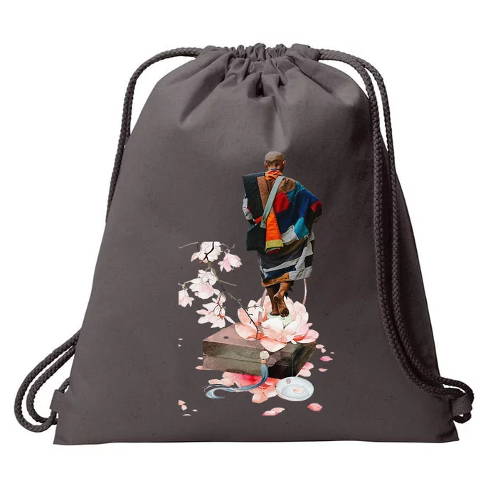 Thich Minh Tue Buddha Vietnam Buddha Vietnamese Drawstring Bag