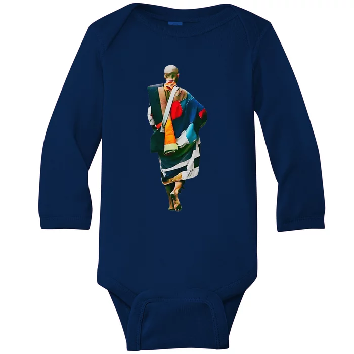 Thich Minh Tue On Back Monks Minh Tue Vietnamese Baby Long Sleeve Bodysuit