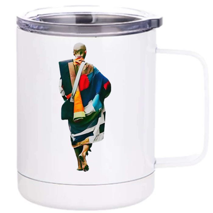 Thich Minh Tue On Back Monks Minh Tue Vietnamese Front & Back 12oz Stainless Steel Tumbler Cup