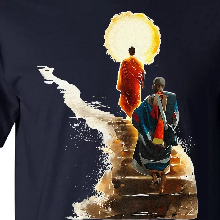 Thich Minh Tue On Back Monks Vietnamese Tall T-Shirt