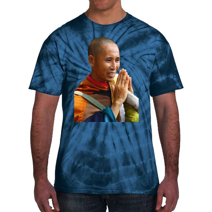 Thich Minh Tue Vietnamese Buddha Tie-Dye T-Shirt