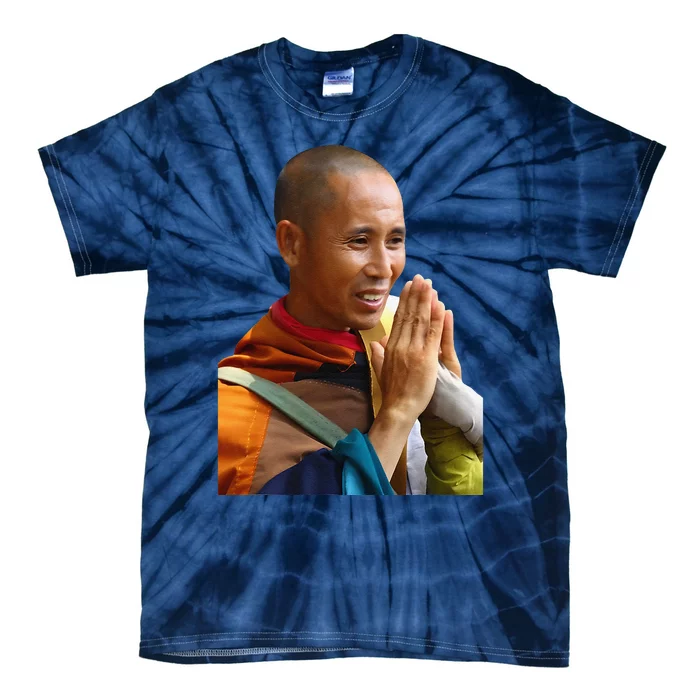 Thich Minh Tue Vietnamese Buddha Tie-Dye T-Shirt