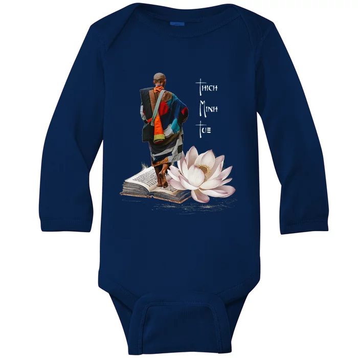 Thich Minh Tue Baby Long Sleeve Bodysuit