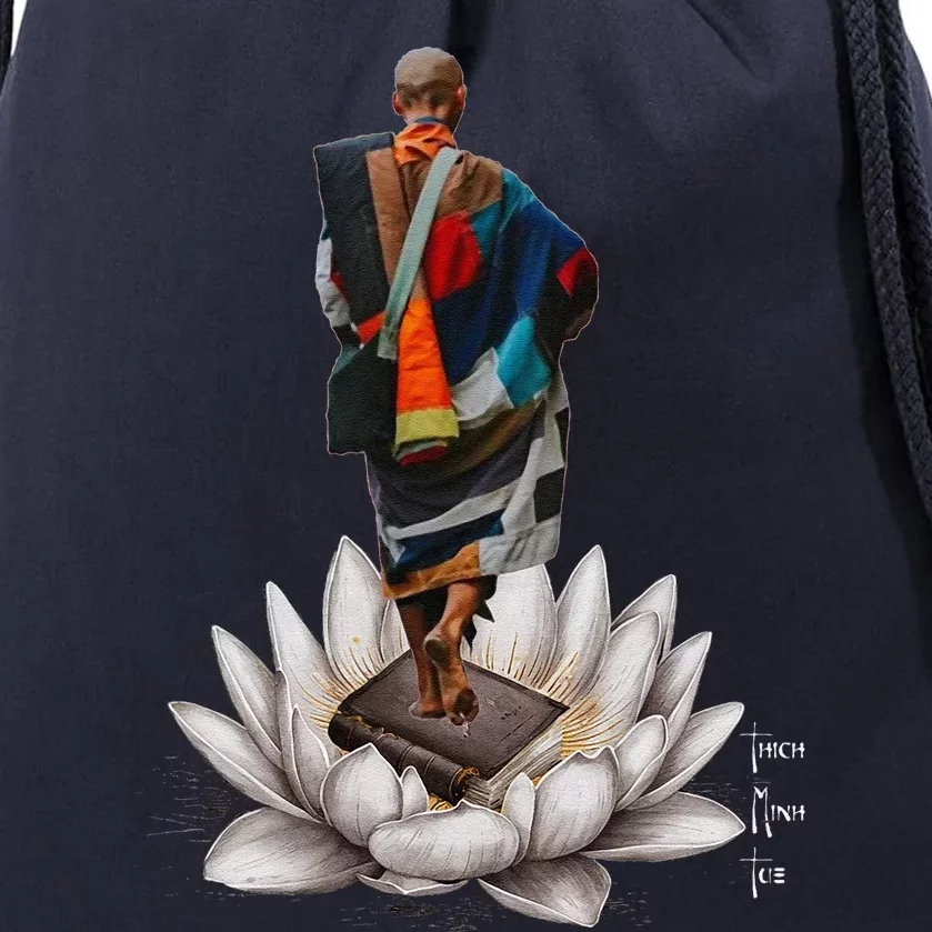 Thich Minh Tuex Drawstring Bag