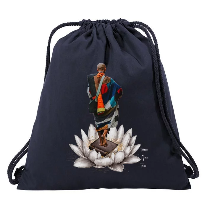 Thich Minh Tuex Drawstring Bag