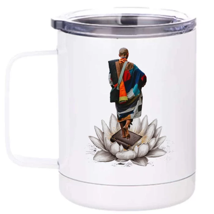 Thich Minh Tuex Front & Back 12oz Stainless Steel Tumbler Cup