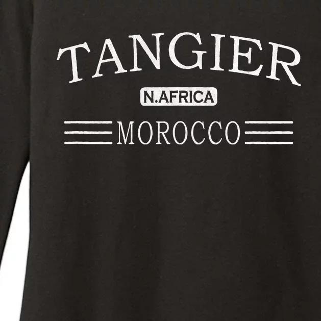 Tangier Morocco Womens CVC Long Sleeve Shirt