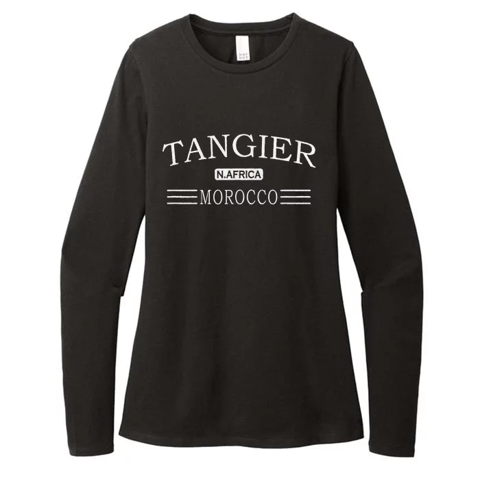 Tangier Morocco Womens CVC Long Sleeve Shirt