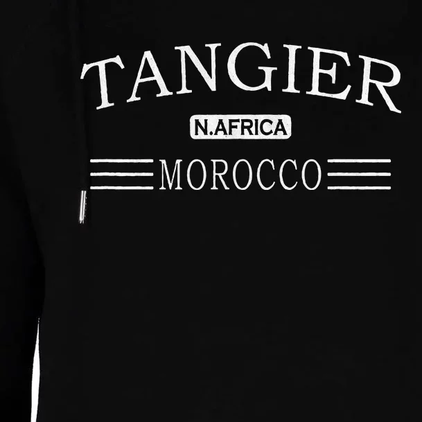 Tangier Morocco Womens Funnel Neck Pullover Hood